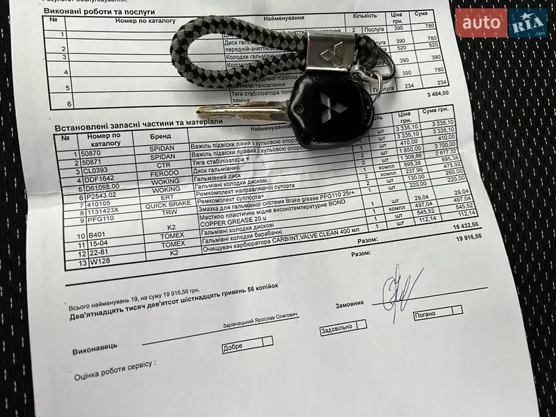 Внедорожник / Кроссовер Mitsubishi Outlander 2008 в Кременчуге документ 2 фото Внедорожник / Кроссовер Mitsubishi Outlander 2008 в Кременчуге документ