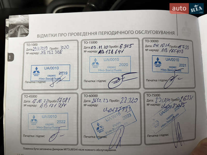 Внедорожник / Кроссовер Mitsubishi Outlander 2019 в Львове