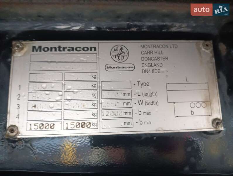 Тентованный борт (штора) - полуприцеп Montracon SMRC 2013 в Одессе
