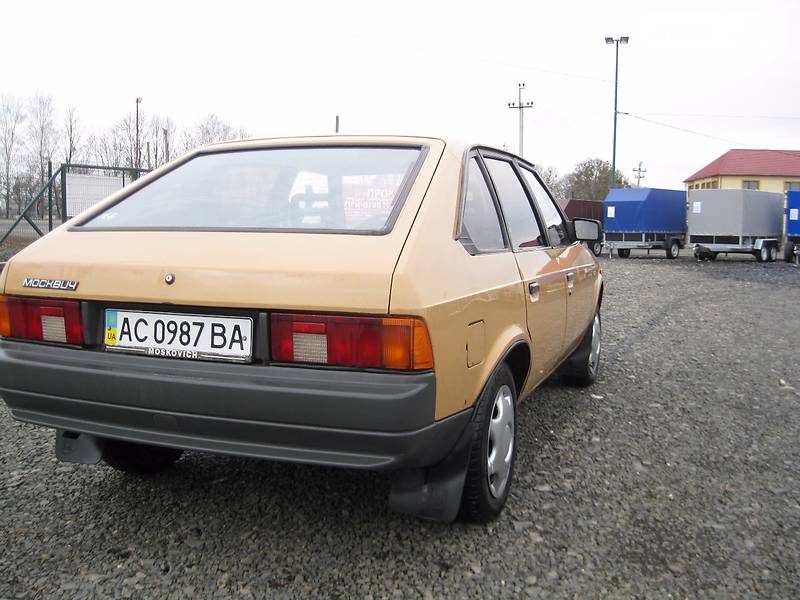Хэтчбек Москвич/АЗЛК 2141 1989 в Луцке фото 8 Хэтчбек Москвич/АЗЛК 2141 1989 в Луцке