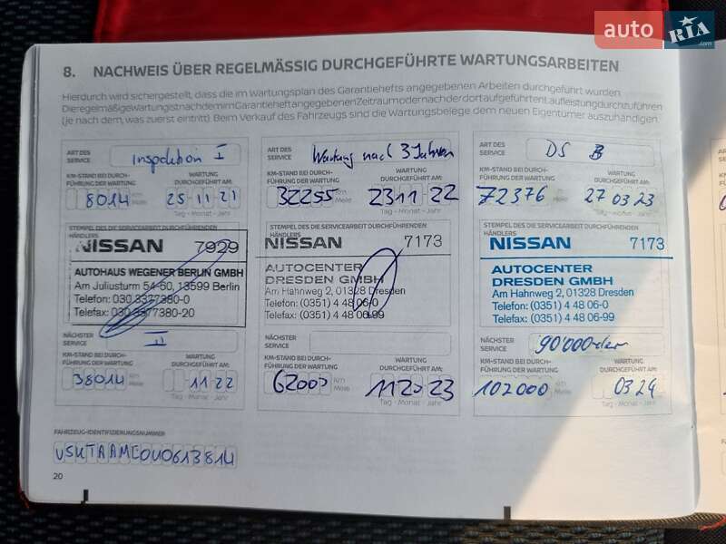 Мінівен Nissan e-NV200 2019 в Радивиліві