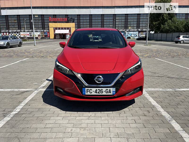 2018 Nissan Leaf, VIN SJNFAAZE1U0041185:plate — фото 1 (autoria)