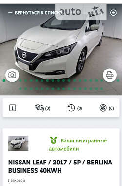 Хетчбек Nissan Leaf 2019 в Івано-Франківську