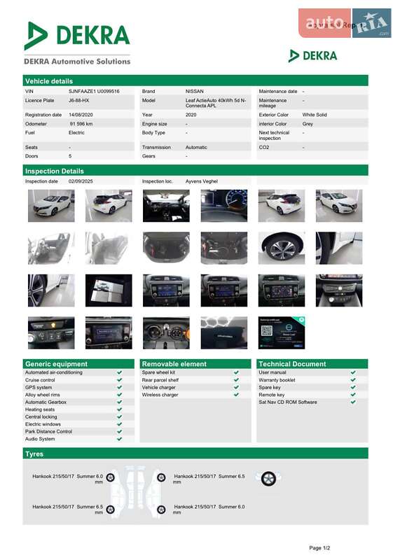 Хэтчбек Nissan Leaf 2020 в Харькове