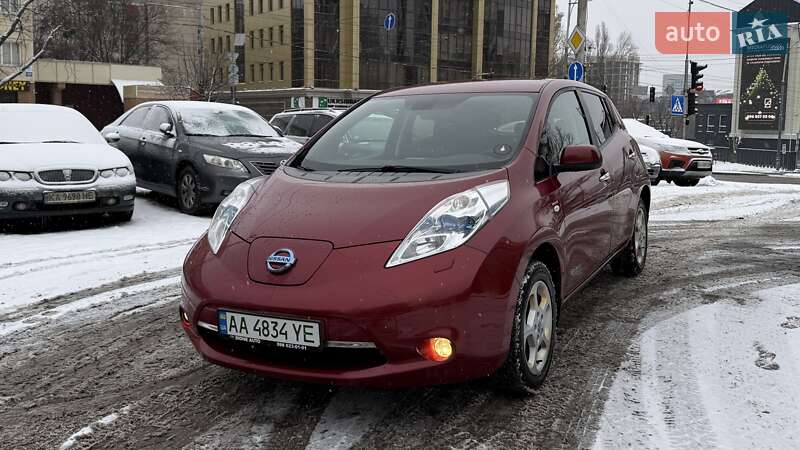 2014 Nissan Leaf, VIN SJNFAAZE0U6023590:plate — фото 1 (autoria)