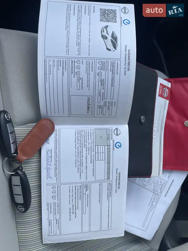 Хэтчбек Nissan Leaf 2018 в Львове документ 2 фото Хэтчбек Nissan Leaf 2018 в Львове документ