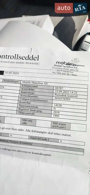 Хэтчбек Nissan Leaf 2018 в Ровно документ