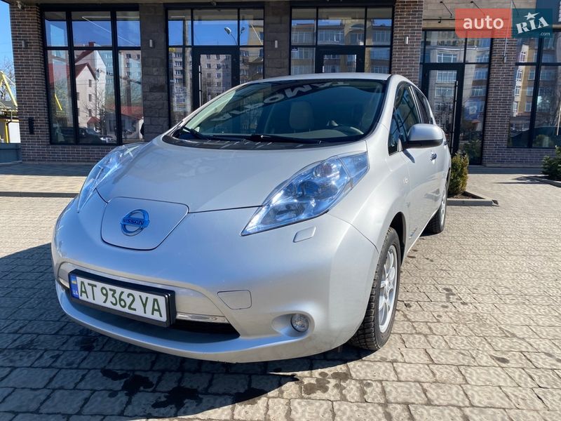 2012 Nissan Leaf, VIN JN1FAAZE0U0015631:plate — фото 1 (autoria)
