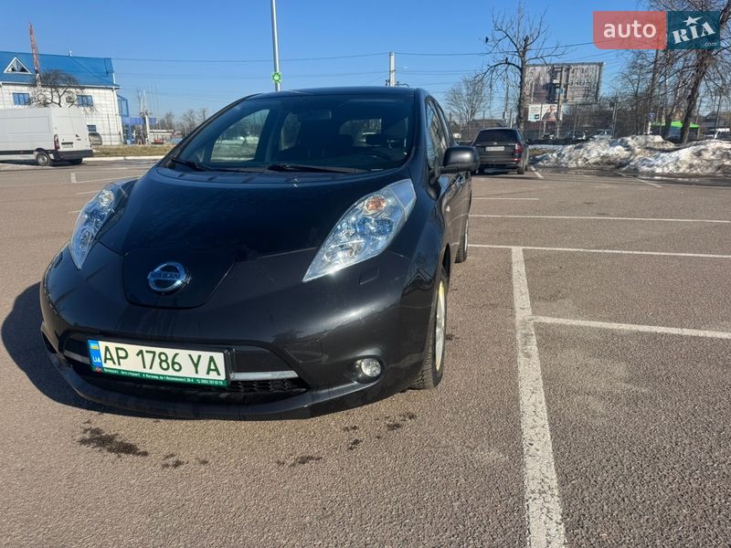 2015 Nissan Leaf, VIN SJNFAAZE0U6032554:plate — фото 1 (autoria)