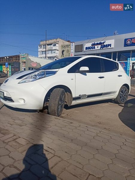 2015 Nissan Leaf, VIN SJNFAAZE0U6025654:plate — фото 1 (autoria)