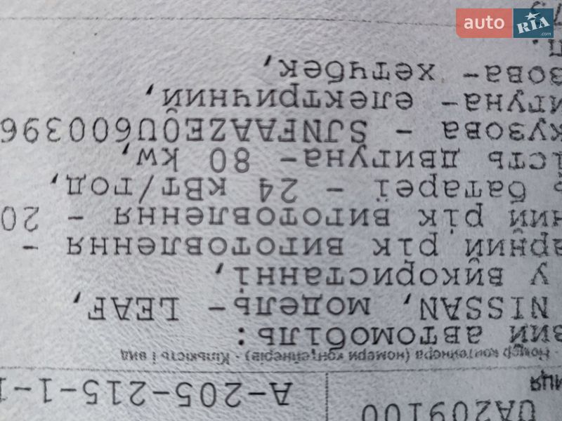 Хэтчбек Nissan Leaf 2013 в Каменец-Подольском