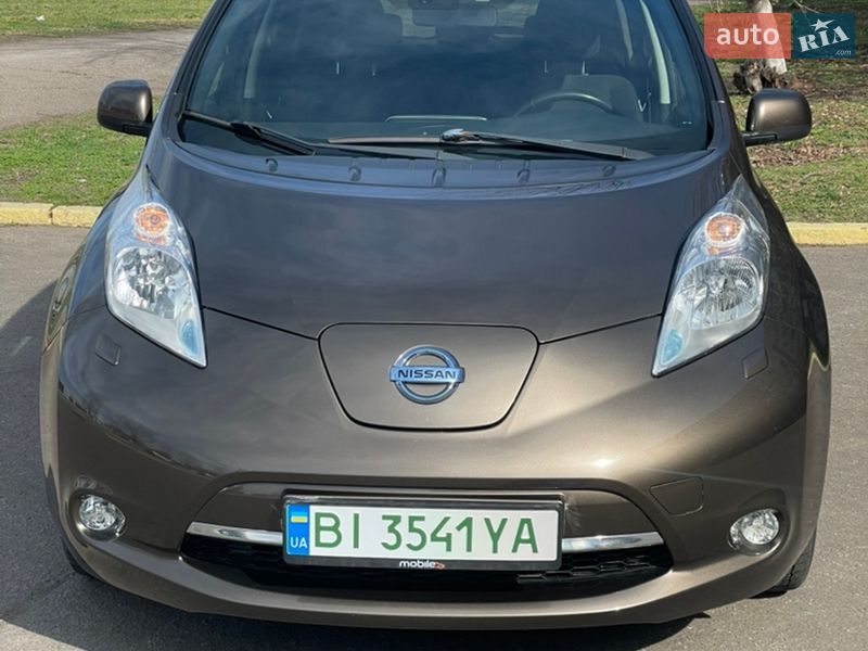 2016 Nissan Leaf, VIN SJNFAAZE0U6058713:plate — фото 1 (autoria)