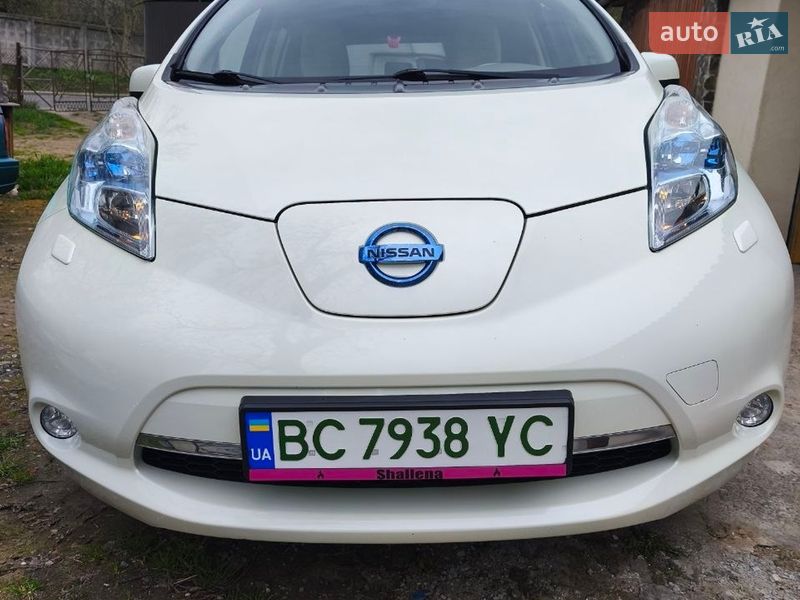2011 Nissan Leaf, VIN JN1FAAZE0U0007803:plate — фото 1 (autoria)