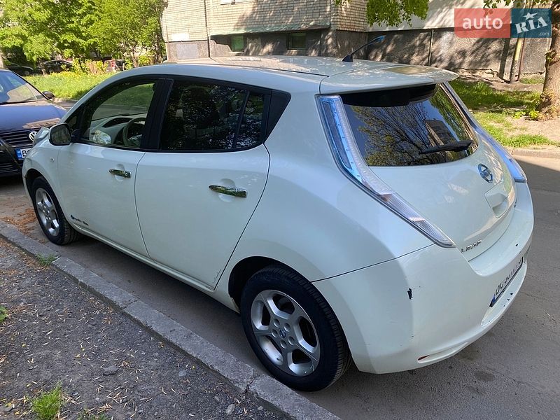 2012 Nissan Leaf, VIN JN1FAAZE0U0014482:plate — фото 1 (autoria)