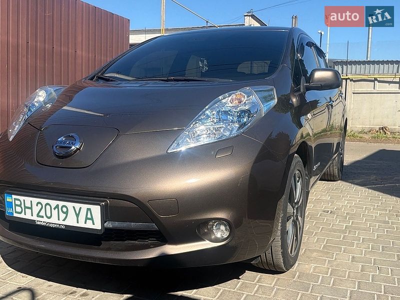 2017 Nissan Leaf, VIN SJNFAAZE0U6064423:plate — фото 1 (autoria)