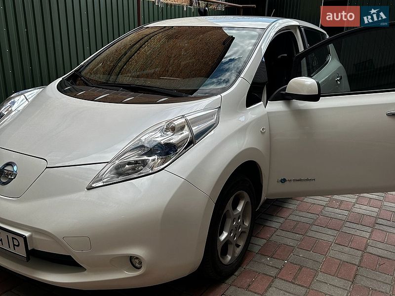 2015 Nissan Leaf, VIN SJNFAAZE0U6030993:plate — фото 1 (autoria)