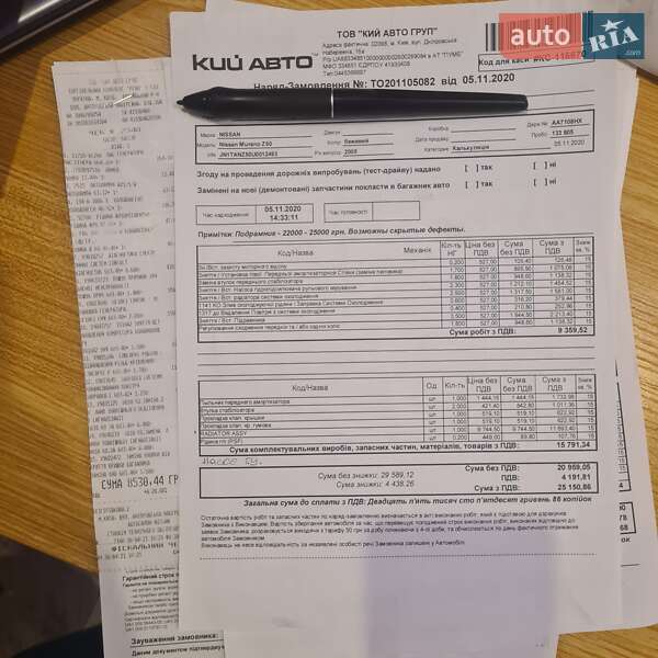 Позашляховик / Кросовер Nissan Murano 2005 в Києві