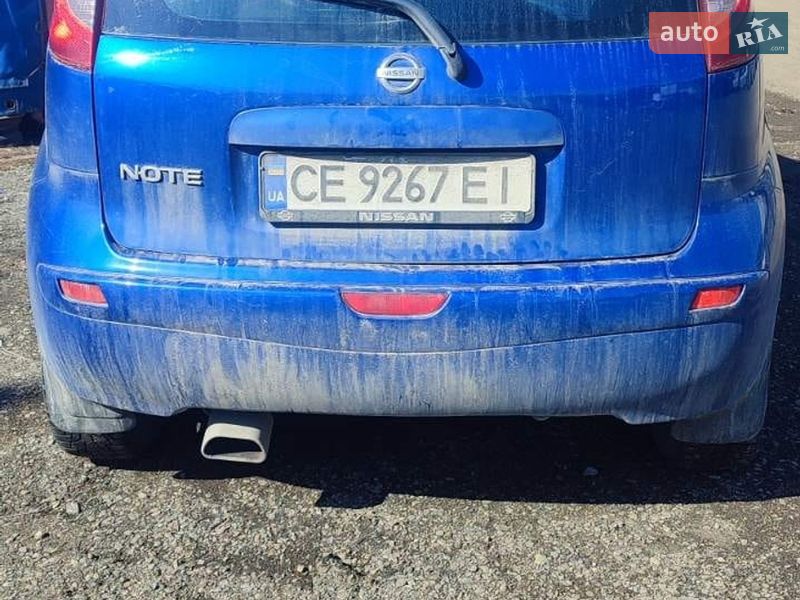 2006 Nissan Note, VIN SJNFCAE11U1081260:plate — фото 1 (autoria)