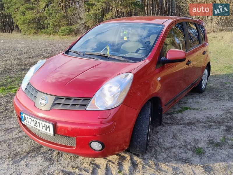 2007 Nissan Note, VIN SJNFCAE11U1238220:plate — фото 1 (autoria)