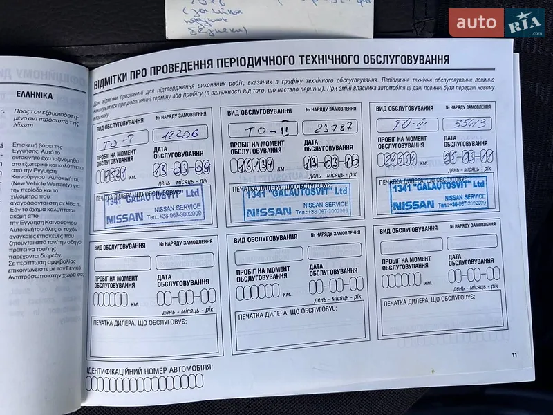 Хэтчбек Nissan Note 2008 в Львове документ