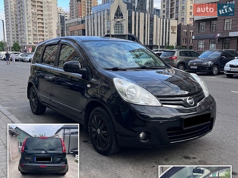 2010 Nissan Note, VIN SJNFAAE11U2094231:plate — фото 1 (autoria)