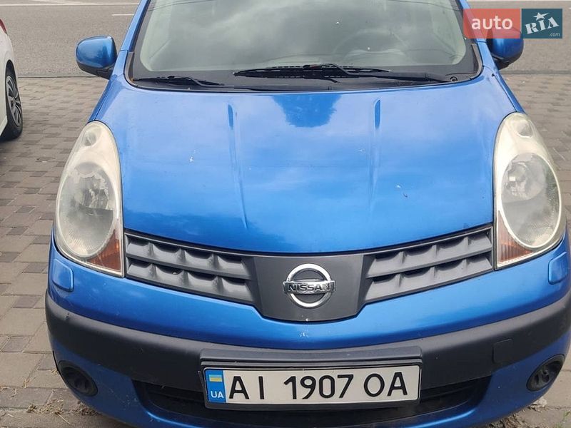 2007 Nissan Note, VIN SJNFAAE11U1133619:plate — фото 1 (autoria)