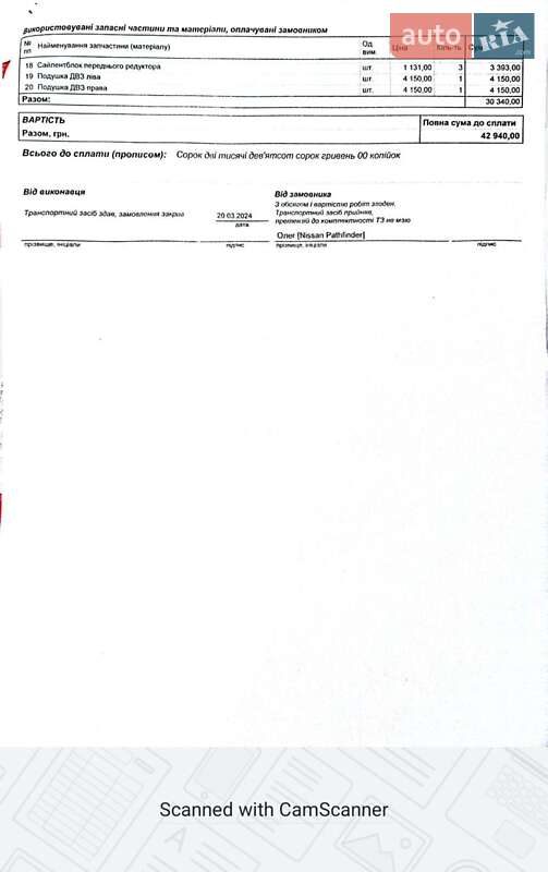 Позашляховик / Кросовер Nissan Pathfinder 2006 в Дніпрі