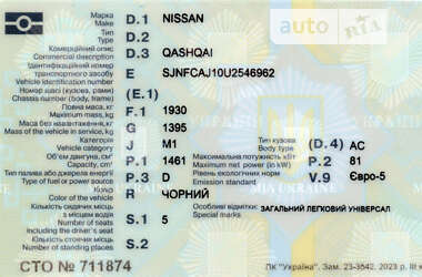 Внедорожник / Кроссовер Nissan Qashqai 2012 в Виннице