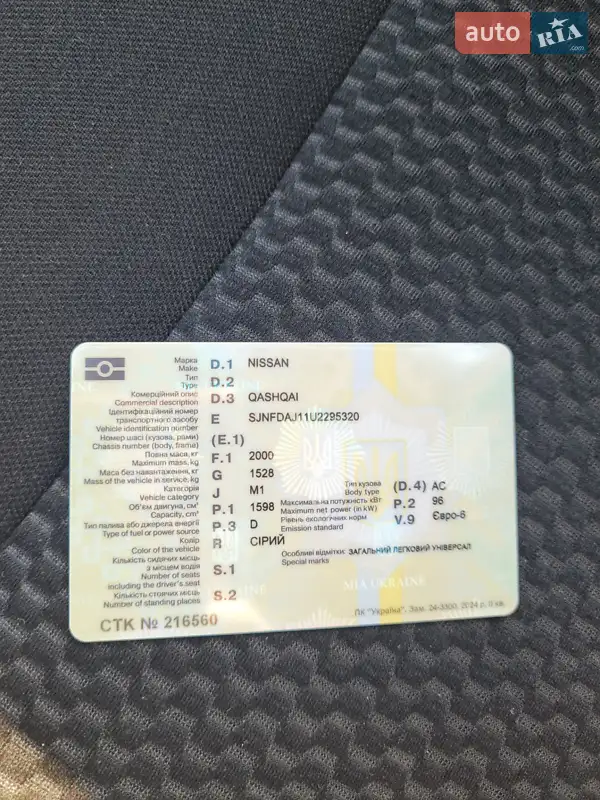 Внедорожник / Кроссовер Nissan Qashqai 2018 в Ужгороде документ