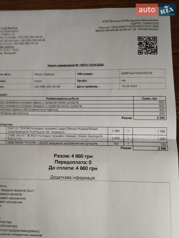 Внедорожник / Кроссовер Nissan Qashqai 2011 в Ивано-Франковске