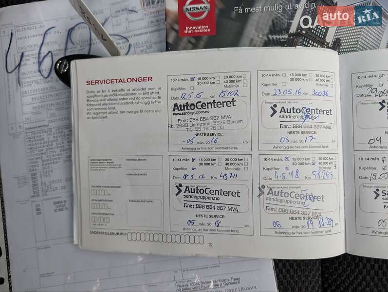 Внедорожник / Кроссовер Nissan Qashqai 2014 в Виннице