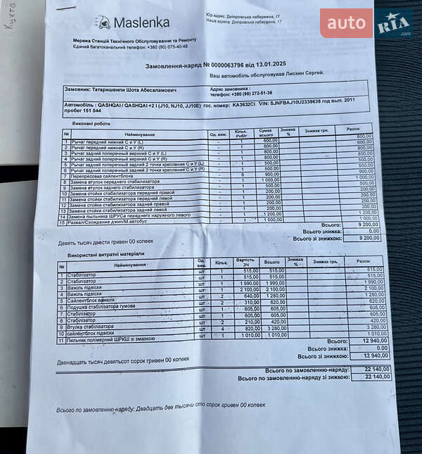 Позашляховик / Кросовер Nissan Qashqai 2011 в Умані