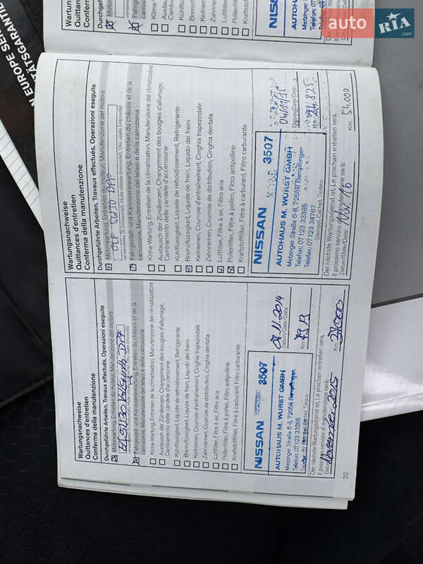 Внедорожник / Кроссовер Nissan Qashqai 2013 в Луцке