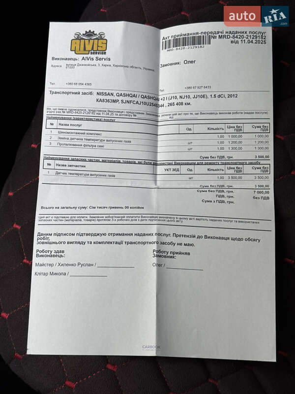 Позашляховик / Кросовер Nissan Qashqai 2012 в Києві