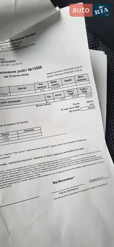 Внедорожник / Кроссовер Nissan Qashqai 2014 в Черкассах документ