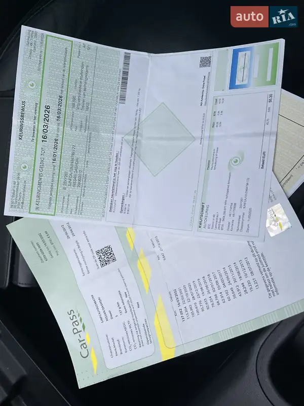 Внедорожник / Кроссовер Nissan Qashqai 2012 в Стрые документ