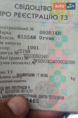 Мінівен Nissan Urvan 1991 в 
