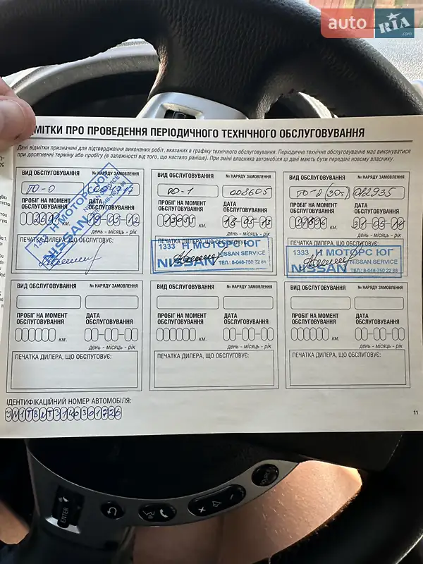 Позашляховик / Кросовер Nissan X-Trail 2011 в Первомайську документ