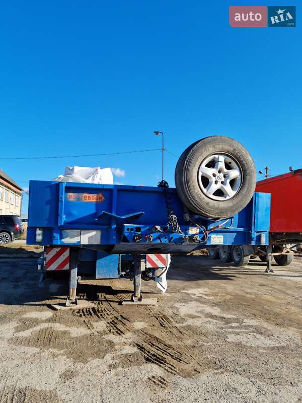 Низкорамна платформа Nooteboom BV 2008 в Львові