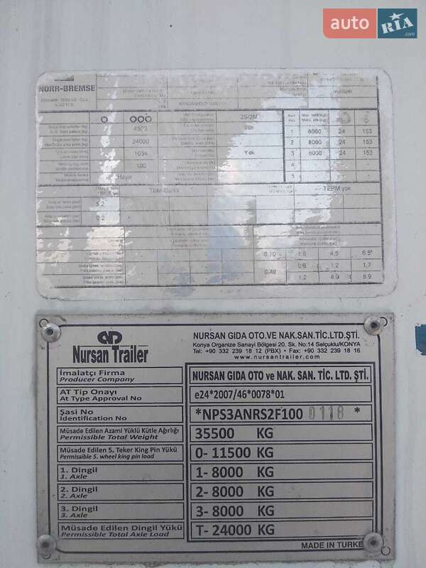 Цементовоз Nursan Цементовоз 2015 в Києві фото 10 Цементовоз Nursan Цементовоз 2015 в Києві