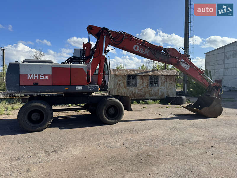 Колесный экскаватор O&K MH 5 2000 в Александрие фото 4 Колесный экскаватор O&K MH 5 2000 в Александрие