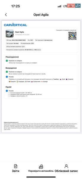 Хэтчбек Opel Agila 2011 в Ужгороде