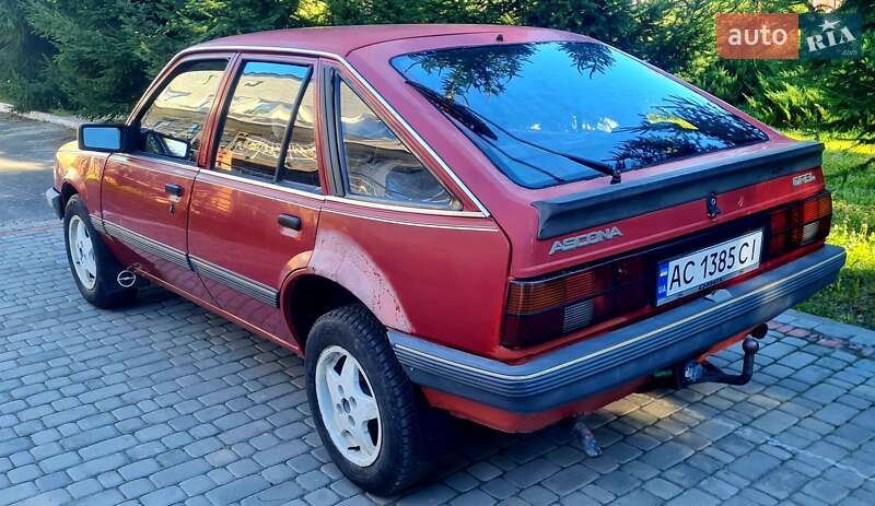 Хетчбек Opel Ascona 1986 в Ратному фото 3 Хетчбек Opel Ascona 1986 в Ратному