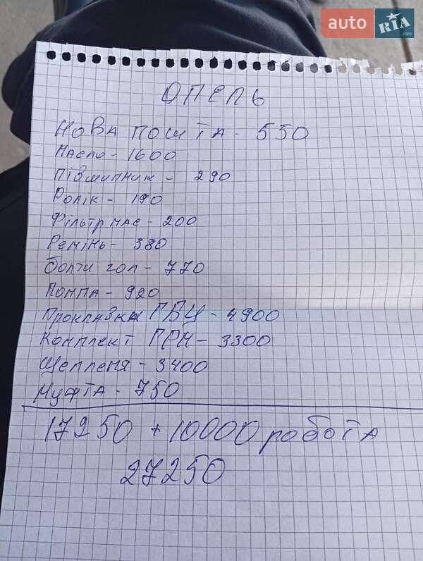 Хэтчбек Opel Astra 2008 в Доманевке