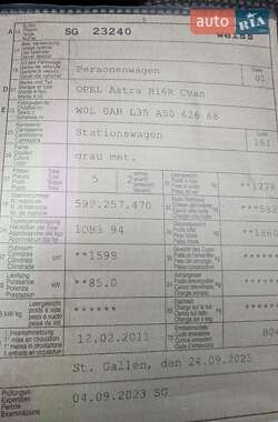 Универсал Opel Astra 2011 в 