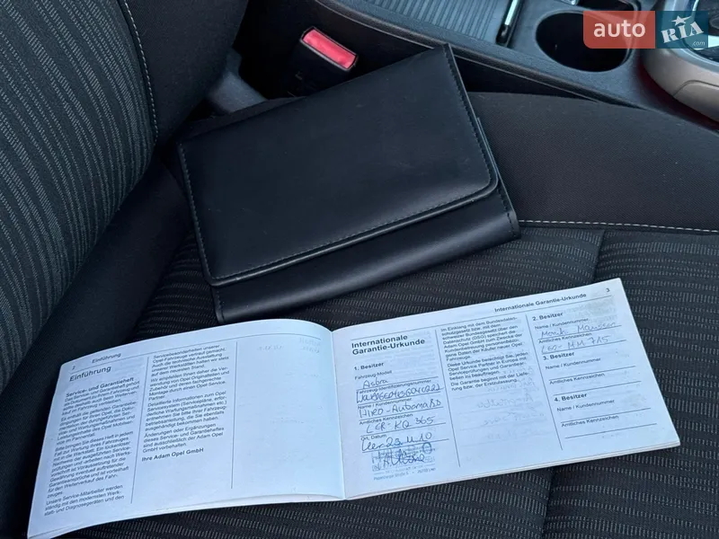 Хэтчбек Opel Astra 2011 в Стрые документ