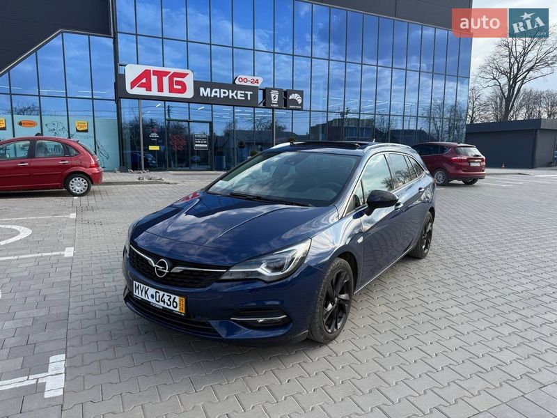 2021 Opel Astra, VIN W0VBE8EV4M8015319:plate — фото 1 (autoria)