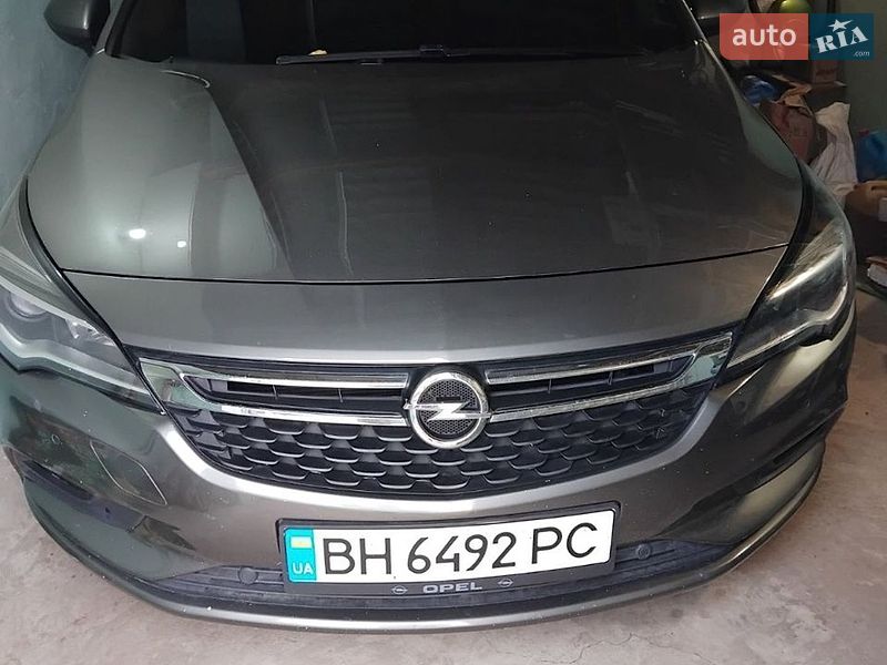 2016 Opel Astra, VIN W0LBD8EJ8H8012034:plate — фото 1 (autoria)