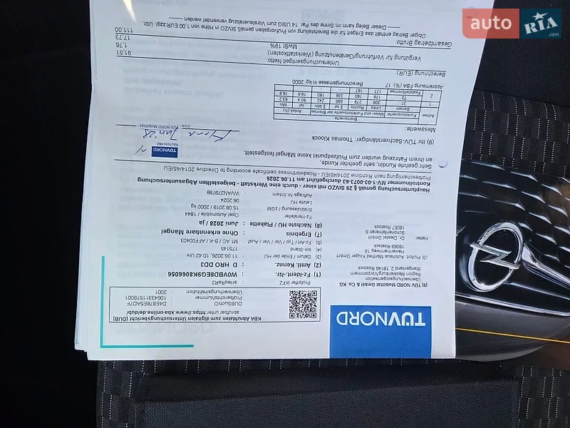 Универсал Opel Astra 2019 в Нововолынске документ