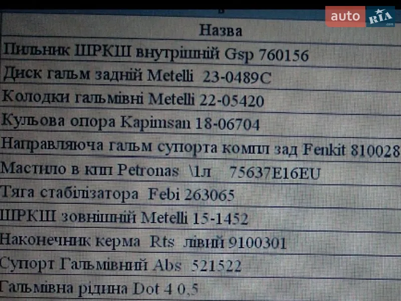 Минивэн Opel Combo 2007 в Тернополе документ